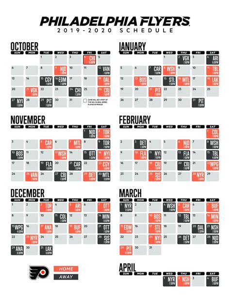 Philadelphia Flyers TV Schedule .